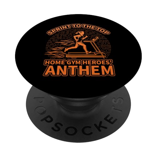 Sprint to the top home gym heroes hymne laufband PopSockets Klebender PopGrip von Treadmill Runners Fitness Motivation Present