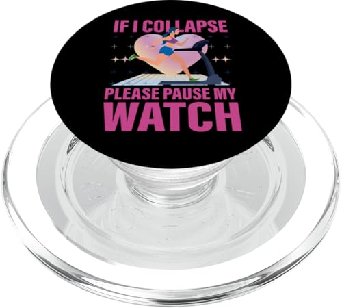 Wenn ich zusammenbringe, pausieren Sie bitte mein Laufband PopSockets PopGrip für MagSafe Wenn ich zusammenbringe, pausieren Sie bitte mein Laufband PopSockets PopGrip für MagSafe von Treadmill Runners Fitness Motivation Present