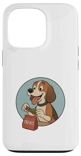 Beagle Treats Rollender Beagle im Vintage-Stil im Cartoon-Stil Hülle für iPhone 13 Pro von Treat Loving Cartoon Dogs