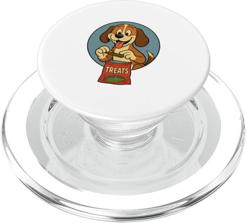 Beagle Treats Rolling im Vintage-Cartoon-Stil PopSockets PopGrip für MagSafe Beagle Treats Rolling im Vintage-Cartoon-Stil PopSockets PopGrip für MagSafe von Treat Loving Cartoon Dogs
