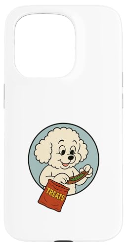 Bichon Treats Rolling Vintage Cartoon Style Bichon Frisé Hülle für iPhone 15 Pro Bichon Treats Rolling Vintage Cartoon Style Bichon Frisé Hülle für iPhone 15 Pro von Treat Loving Cartoon Dogs