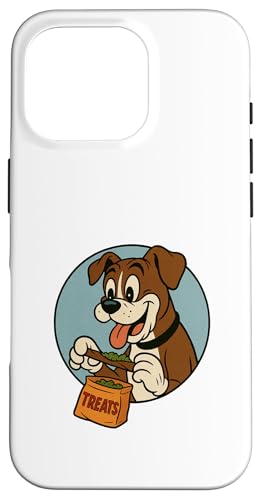Boxer Hundeleckerlis rollender Vintage-Cartoon-Stil Hülle für iPhone 16 Pro Boxer Hundeleckerlis rollender Vintage-Cartoon-Stil Hülle für iPhone 16 Pro von Treat Loving Cartoon Dogs