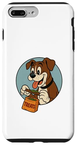 Boxer Hundeleckerlis rollender Vintage-Cartoon-Stil Hülle für iPhone 7 Plus/8 Plus Boxer Hundeleckerlis rollender Vintage-Cartoon-Stil Hülle für iPhone 7 Plus/8 Plus von Treat Loving Cartoon Dogs