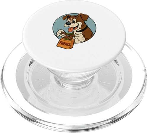 Boxer Hundeleckerlis rollender Vintage-Cartoon-Stil PopSockets PopGrip für MagSafe Boxer Hundeleckerlis rollender Vintage-Cartoon-Stil PopSockets PopGrip für MagSafe von Treat Loving Cartoon Dogs