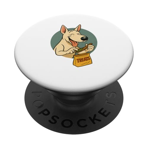 Bullterrier Leckerbissen Rolling Vintage Cartoon Stil PopSockets Klebender PopGrip Bullterrier Leckerbissen Rolling Vintage Cartoon Stil PopSockets Klebender PopGrip von Treat Loving Cartoon Dogs