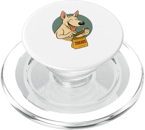 Bullterrier Leckerbissen Rolling Vintage Cartoon Stil PopSockets PopGrip für MagSafe Bullterrier Leckerbissen Rolling Vintage Cartoon Stil PopSockets PopGrip für MagSafe von Treat Loving Cartoon Dogs