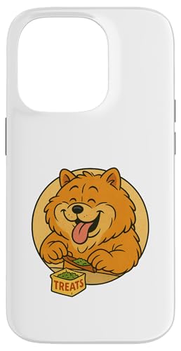 Chow Chow Hunde-Leckerlis Rollen, Vintage-Cartoon-Stil, Frenchie Hülle für iPhone 14 Pro Chow Chow Hunde-Leckerlis Rollen, Vintage-Cartoon-Stil, Frenchie Hülle für iPhone 14 Pro von Treat Loving Cartoon Dogs