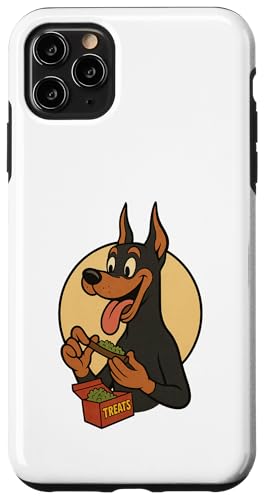 Dobermann Treats Rolling im Vintage-Cartoon-Stil Hülle für iPhone 11 Pro Max Dobermann Treats Rolling im Vintage-Cartoon-Stil Hülle für iPhone 11 Pro Max von Treat Loving Cartoon Dogs