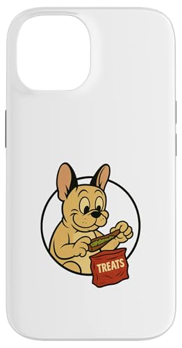 Französische Bulldogge Leckerlis Rollende Vintage Cartoon Style Frenchie Hülle für iPhone 14 Französische Bulldogge Leckerlis Rollende Vintage Cartoon Style Frenchie Hülle für iPhone 14 von Treat Loving Cartoon Dogs