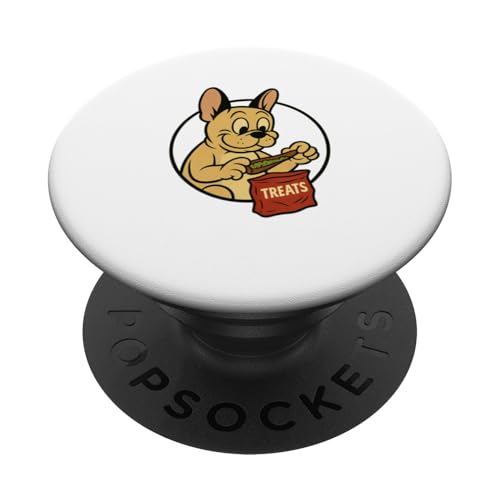 Französische Bulldogge Leckerlis Rollende Vintage Cartoon Style Frenchie PopSockets Klebender PopGrip Französische Bulldogge Leckerlis Rollende Vintage Cartoon Style Frenchie PopSockets Klebender PopGrip von Treat Loving Cartoon Dogs