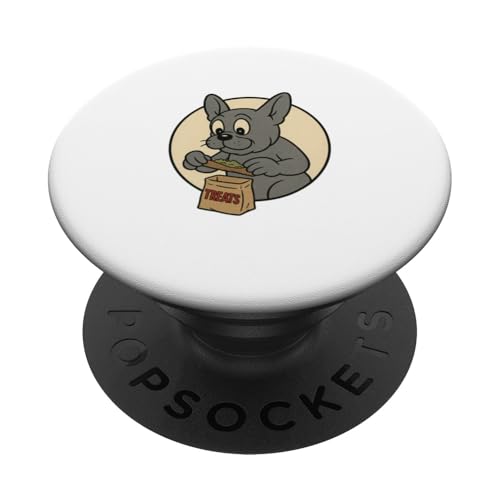 Französische Bulldogge Leckerlis Rollende Vintage Cartoon Style Frenchie PopSockets Klebender PopGrip Französische Bulldogge Leckerlis Rollende Vintage Cartoon Style Frenchie PopSockets Klebender PopGrip von Treat Loving Cartoon Dogs
