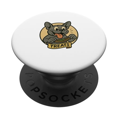 Französische Bulldogge Leckerlis Rollende Vintage Cartoon Style Frenchie PopSockets Klebender PopGrip Französische Bulldogge Leckerlis Rollende Vintage Cartoon Style Frenchie PopSockets Klebender PopGrip von Treat Loving Cartoon Dogs