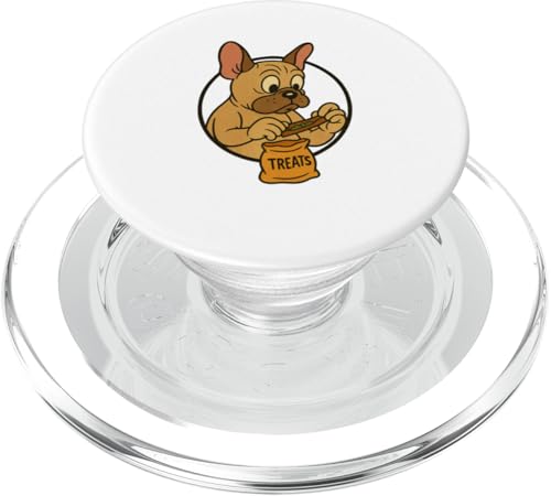 Französische Bulldogge Leckerlis Rollende Vintage Cartoon Style Frenchie PopSockets PopGrip für MagSafe Französische Bulldogge Leckerlis Rollende Vintage Cartoon Style Frenchie PopSockets PopGrip für MagSafe von Treat Loving Cartoon Dogs