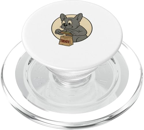 Französische Bulldogge Leckerlis Rollende Vintage Cartoon Style Frenchie PopSockets PopGrip für MagSafe Französische Bulldogge Leckerlis Rollende Vintage Cartoon Style Frenchie PopSockets PopGrip für MagSafe von Treat Loving Cartoon Dogs