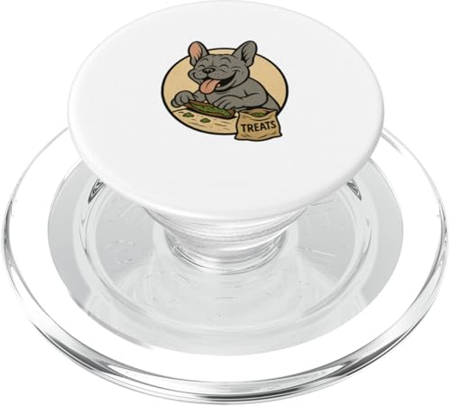 Französische Bulldogge Leckerlis Rollende Vintage Cartoon Style Frenchie PopSockets PopGrip für MagSafe Französische Bulldogge Leckerlis Rollende Vintage Cartoon Style Frenchie PopSockets PopGrip für MagSafe von Treat Loving Cartoon Dogs