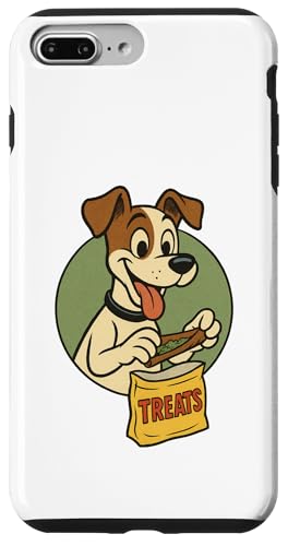 Jack Russell Treats Rolling Vintage-Cartoon-Stil Hülle für iPhone 7 Plus/8 Plus Jack Russell Treats Rolling Vintage-Cartoon-Stil Hülle für iPhone 7 Plus/8 Plus von Treat Loving Cartoon Dogs