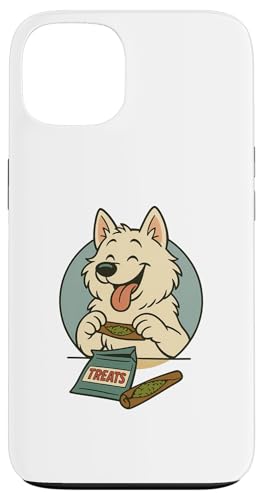 Samoyed Treats Rolling im Vintage-Cartoon-Stil Hülle für iPhone 13 Samoyed Treats Rolling im Vintage-Cartoon-Stil Hülle für iPhone 13 von Treat Loving Cartoon Dogs