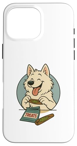 Samoyed Treats Rolling im Vintage-Cartoon-Stil Hülle für iPhone 16 Pro Max Samoyed Treats Rolling im Vintage-Cartoon-Stil Hülle für iPhone 16 Pro Max von Treat Loving Cartoon Dogs