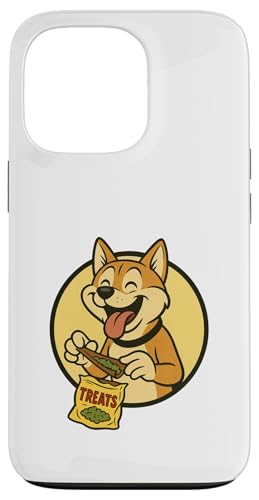 Shiba Inu Treats Rolling Vintage Cartoon-Stil Hülle für iPhone 13 Pro von Treat Loving Cartoon Dogs