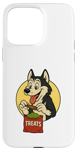Sibirischer Husky Leckerbissen Rolling Vintage Cartoon Stil Husky Hülle für iPhone 15 Pro Max Sibirischer Husky Leckerbissen Rolling Vintage Cartoon Stil Husky Hülle für iPhone 15 Pro Max von Treat Loving Cartoon Dogs