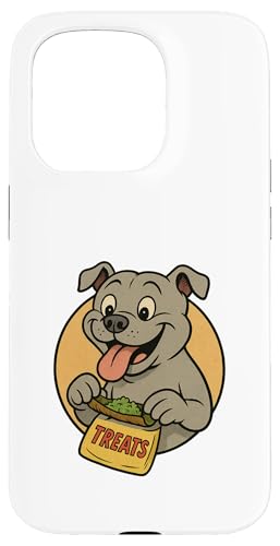 Staffordshire Bullterrier Treats Rolling Vintage Hülle für iPhone 15 Pro Staffordshire Bullterrier Treats Rolling Vintage Hülle für iPhone 15 Pro von Treat Loving Cartoon Dogs