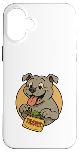 Staffordshire Bullterrier Treats Rolling Vintage Hülle für iPhone 16 Plus Staffordshire Bullterrier Treats Rolling Vintage Hülle für iPhone 16 Plus von Treat Loving Cartoon Dogs