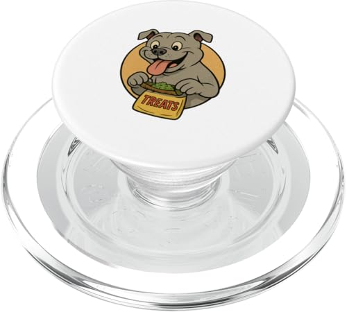 Staffordshire Bullterrier Treats Rolling Vintage PopSockets PopGrip für MagSafe Staffordshire Bullterrier Treats Rolling Vintage PopSockets PopGrip für MagSafe von Treat Loving Cartoon Dogs