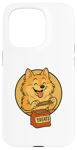 Zwergspitz-Leckereien, rollender Vintage-Cartoon-Stil Hülle für iPhone 15 Pro Zwergspitz-Leckereien, rollender Vintage-Cartoon-Stil Hülle für iPhone 15 Pro von Treat Loving Cartoon Dogs