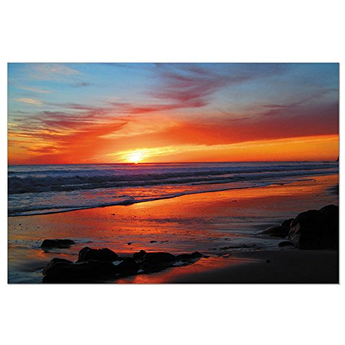 Tree-Free Greetings EcoNotes Stationary- Blank Note Cards with Envelopes, 4" x 6", Peaceful Beach, Boxed Set of 12 (FS56264) von Tree-Free Greetings