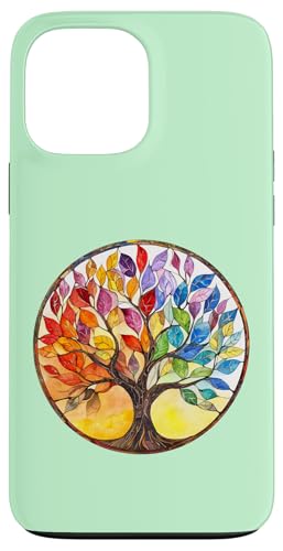 Aquarell-Kunst, Regenbogen-Baum des Lebens, künstlerischer Boho Hülle für iPhone 13 Pro Max Aquarell-Kunst, Regenbogen-Baum des Lebens, künstlerischer Boho Hülle für iPhone 13 Pro Max von Tree Roots Collective