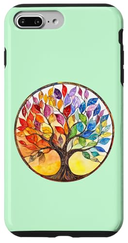 Aquarell-Kunst, Regenbogen-Baum des Lebens, künstlerischer Boho Hülle für iPhone 7 Plus/8 Plus Aquarell-Kunst, Regenbogen-Baum des Lebens, künstlerischer Boho Hülle für iPhone 7 Plus/8 Plus von Tree Roots Collective