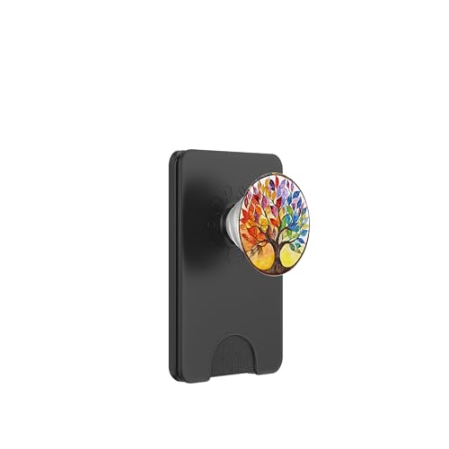 Aquarell-Kunst, Regenbogen-Baum des Lebens, künstlerischer Boho PopSockets PopWallet für MagSafe Aquarell-Kunst, Regenbogen-Baum des Lebens, künstlerischer Boho PopSockets PopWallet für MagSafe von Tree Roots Collective