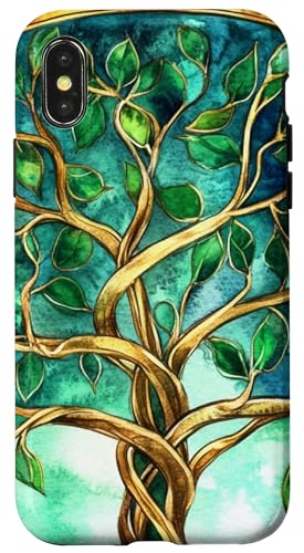 Baum des Lebens Hülle für iPhone X/XS Baum des Lebens Hülle für iPhone X/XS von Tree Roots Collective