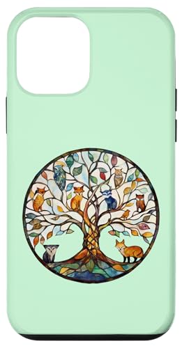 Baum des Lebens Symbol mit Knoten Design, niedliche Tiere Hülle für iPhone 12 mini Baum des Lebens Symbol mit Knoten Design, niedliche Tiere Hülle für iPhone 12 mini von Tree Roots Collective