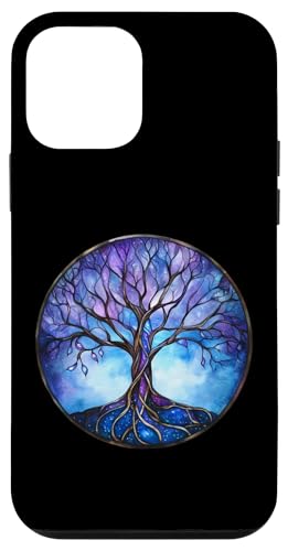Blaues Baum des Lebens Symbol mit Knotenmuster Hülle für iPhone 12 mini Blaues Baum des Lebens Symbol mit Knotenmuster Hülle für iPhone 12 mini von Tree Roots Collective