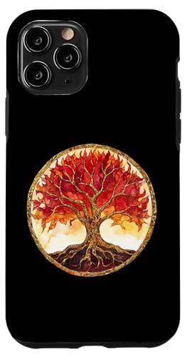 Feuriger Baum des Lebens, lebendige Flamme, Wurzeln Hülle für iPhone 11 Pro Feuriger Baum des Lebens, lebendige Flamme, Wurzeln Hülle für iPhone 11 Pro von Tree Roots Collective