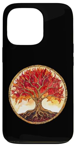 Feuriger Baum des Lebens, lebendige Flamme, Wurzeln Hülle für iPhone 13 Pro Feuriger Baum des Lebens, lebendige Flamme, Wurzeln Hülle für iPhone 13 Pro von Tree Roots Collective