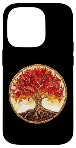 Feuriger Baum des Lebens, lebendige Flamme, Wurzeln Hülle für iPhone 14 Pro Feuriger Baum des Lebens, lebendige Flamme, Wurzeln Hülle für iPhone 14 Pro von Tree Roots Collective