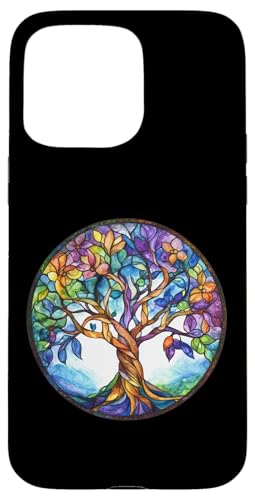 Keltischer Baum des Lebens Symbol mit Knotenmuster Hülle für iPhone 15 Pro Max Keltischer Baum des Lebens Symbol mit Knotenmuster Hülle für iPhone 15 Pro Max von Tree Roots Collective