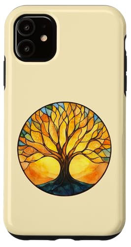 Keltisches Lebensbaum-Symbol mit Knotenmuster Hülle für iPhone 11 Keltisches Lebensbaum-Symbol mit Knotenmuster Hülle für iPhone 11 von Tree Roots Collective