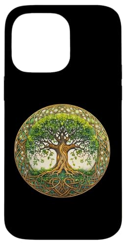 Keltisches Lebensbaum-Symbol mit Knotenmuster Hülle für iPhone 14 Pro Max Keltisches Lebensbaum-Symbol mit Knotenmuster Hülle für iPhone 14 Pro Max von Tree Roots Collective