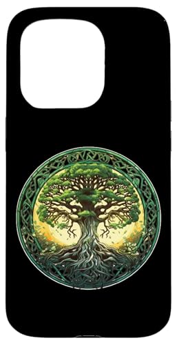 Keltisches Lebensbaum-Symbol mit Knotenmuster Hülle für iPhone 15 Pro Keltisches Lebensbaum-Symbol mit Knotenmuster Hülle für iPhone 15 Pro von Tree Roots Collective
