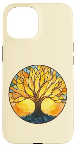 Keltisches Lebensbaum-Symbol mit Knotenmuster Hülle für iPhone 15 Keltisches Lebensbaum-Symbol mit Knotenmuster Hülle für iPhone 15 von Tree Roots Collective