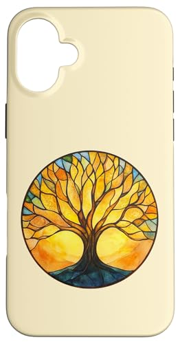 Keltisches Lebensbaum-Symbol mit Knotenmuster Hülle für iPhone 16 Plus Keltisches Lebensbaum-Symbol mit Knotenmuster Hülle für iPhone 16 Plus von Tree Roots Collective