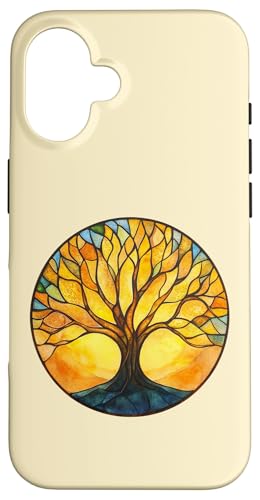 Keltisches Lebensbaum-Symbol mit Knotenmuster Hülle für iPhone 16 Keltisches Lebensbaum-Symbol mit Knotenmuster Hülle für iPhone 16 von Tree Roots Collective