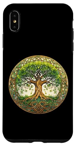 Keltisches Lebensbaum-Symbol mit Knotenmuster Hülle für iPhone XS Max Keltisches Lebensbaum-Symbol mit Knotenmuster Hülle für iPhone XS Max von Tree Roots Collective