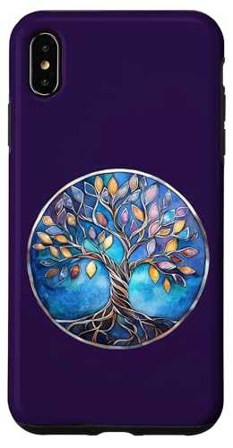 Keltisches Lebensbaum-Symbol mit Knotenmuster Hülle für iPhone XS Max Keltisches Lebensbaum-Symbol mit Knotenmuster Hülle für iPhone XS Max von Tree Roots Collective