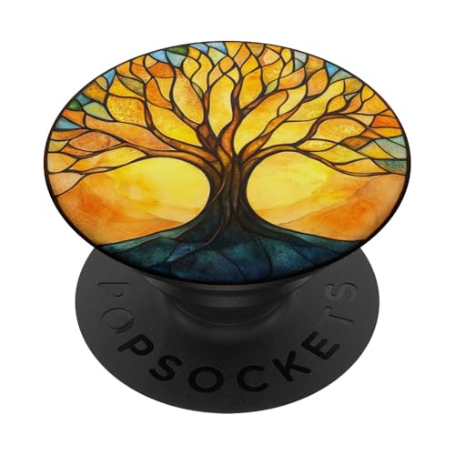 Keltisches Lebensbaum-Symbol mit Knotenmuster PopSockets Klebender PopGrip Keltisches Lebensbaum-Symbol mit Knotenmuster PopSockets Klebender PopGrip von Tree Roots Collective