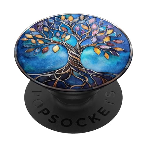 Keltisches Lebensbaum-Symbol mit Knotenmuster PopSockets Klebender PopGrip Keltisches Lebensbaum-Symbol mit Knotenmuster PopSockets Klebender PopGrip von Tree Roots Collective