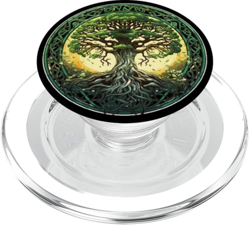 Keltisches Lebensbaum-Symbol mit Knotenmuster PopSockets PopGrip für MagSafe Keltisches Lebensbaum-Symbol mit Knotenmuster PopSockets PopGrip für MagSafe von Tree Roots Collective